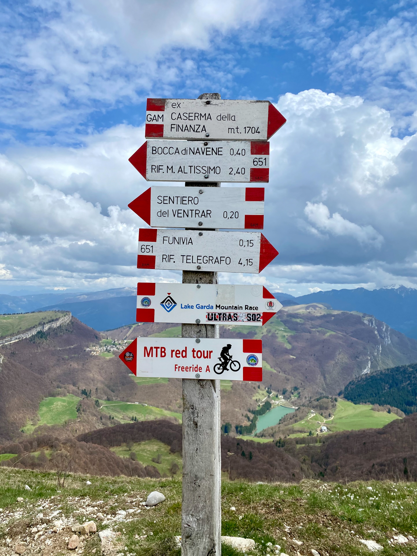 Patikointia Gardajärvellä / Monte Baldo